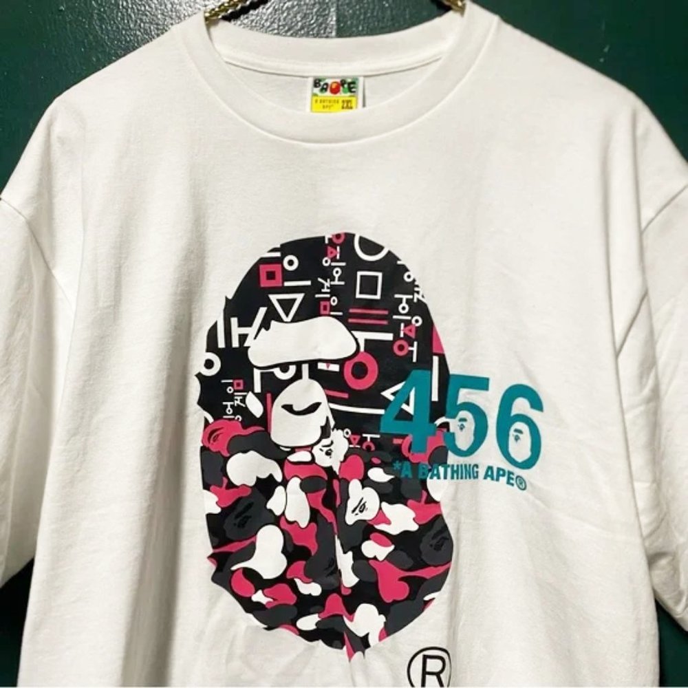 Bape x Squid Games x Netflix Collab Tee